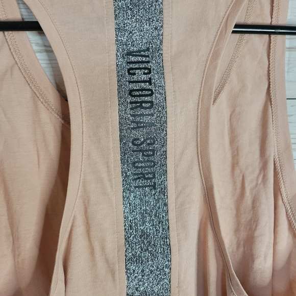Peachy tan victoria secret sport small muscle gym tank - Picture 4 of 5